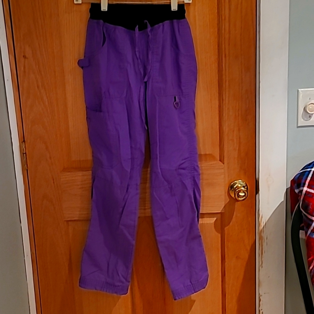 Purple scrub pants